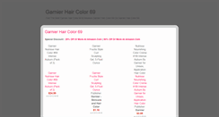Desktop Screenshot of garnierhaircolor69z.blogspot.com