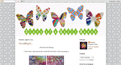 Desktop Screenshot of diaryofaquiltmaven.blogspot.com