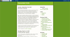 Desktop Screenshot of comunidadcivitis.blogspot.com