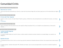 Tablet Screenshot of comunidadcivitis.blogspot.com