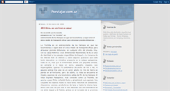 Desktop Screenshot of porviajar.blogspot.com