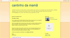 Desktop Screenshot of cantinho-da-mama.blogspot.com