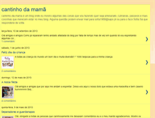 Tablet Screenshot of cantinho-da-mama.blogspot.com