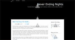 Desktop Screenshot of never-ending-night.blogspot.com