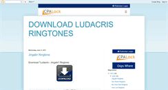 Desktop Screenshot of download-ludacris-ringtones.blogspot.com
