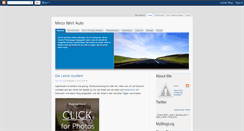 Desktop Screenshot of mircofaehrtauto.blogspot.com