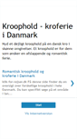 Mobile Screenshot of kroophold.blogspot.com