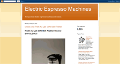 Desktop Screenshot of electricespressomachines.blogspot.com