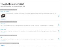 Tablet Screenshot of addielousdesigns.blogspot.com