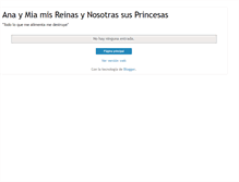 Tablet Screenshot of princesasanas.blogspot.com