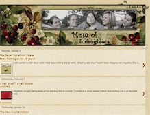 Tablet Screenshot of momof5daughters.blogspot.com