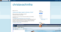 Desktop Screenshot of christavachintha.blogspot.com