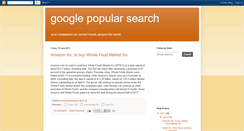 Desktop Screenshot of googlepopularsearch.blogspot.com