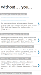 Mobile Screenshot of lifeewithouttyouu.blogspot.com