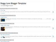 Tablet Screenshot of doggy-love-blogspot.blogspot.com