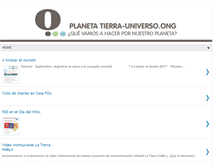 Tablet Screenshot of planetatierrauniverso.blogspot.com