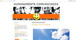 Desktop Screenshot of humanamentecomunicados.blogspot.com