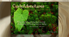 Desktop Screenshot of curly-adventures.blogspot.com