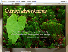 Tablet Screenshot of curly-adventures.blogspot.com