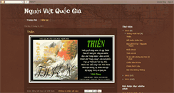 Desktop Screenshot of diendannguoivietquocgia.blogspot.com