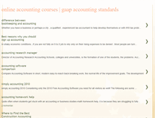 Tablet Screenshot of gaapaccountingstandards.blogspot.com
