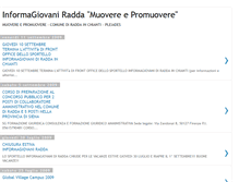 Tablet Screenshot of informagiovaniraddainchianti.blogspot.com