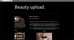 Desktop Screenshot of beauty-upload.blogspot.com