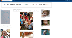 Desktop Screenshot of newsfromhomeifyouliveinthisworld.blogspot.com
