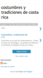 Mobile Screenshot of costumbres-tradicionescostarica.blogspot.com