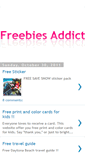 Mobile Screenshot of freebies-addict.blogspot.com