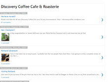 Tablet Screenshot of discoverycoffee.blogspot.com