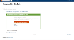 Desktop Screenshot of commodity-update.blogspot.com