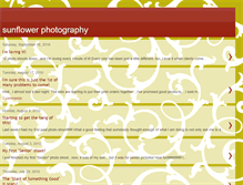 Tablet Screenshot of llsunflowerphotography.blogspot.com