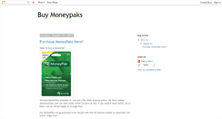 Desktop Screenshot of buymoneypak.blogspot.com