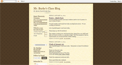 Desktop Screenshot of mrburkeclassblog.blogspot.com