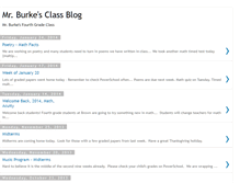 Tablet Screenshot of mrburkeclassblog.blogspot.com