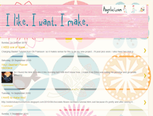 Tablet Screenshot of likewantmake.blogspot.com