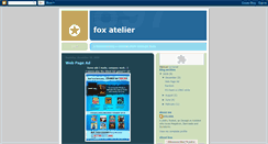 Desktop Screenshot of foxatelier.blogspot.com