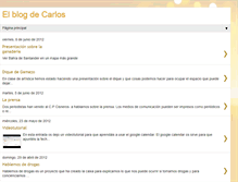 Tablet Screenshot of carlos10miblog.blogspot.com