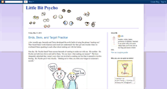 Desktop Screenshot of littlebitpsycho.blogspot.com