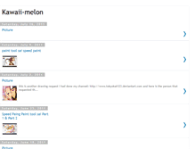 Tablet Screenshot of kawaii-melon.blogspot.com