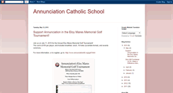 Desktop Screenshot of annunciationschooldenver.blogspot.com