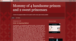 Desktop Screenshot of 4princes2princesses.blogspot.com