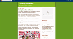 Desktop Screenshot of keluargaharmonis.blogspot.com