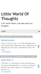 Mobile Screenshot of little-world-of-thoughts.blogspot.com