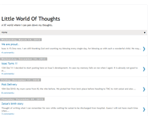 Tablet Screenshot of little-world-of-thoughts.blogspot.com