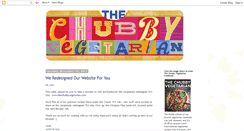 Desktop Screenshot of chubbyvegetarian.blogspot.com