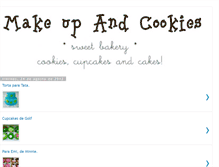 Tablet Screenshot of makeupandcookies.blogspot.com