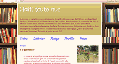 Desktop Screenshot of haititoutenue.blogspot.com