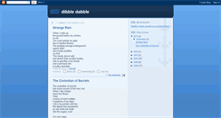 Desktop Screenshot of dibblingdabbling.blogspot.com